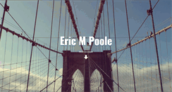 Desktop Screenshot of ericmpoole.com